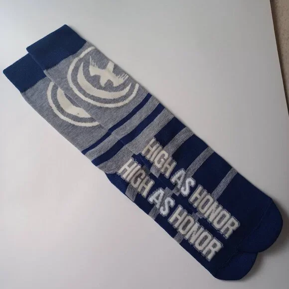 GOT Game Of Thrones Crew Socks NEW Size Mens 6-12 Novelty -1 Pair -TV Show - Picture 9 of 9